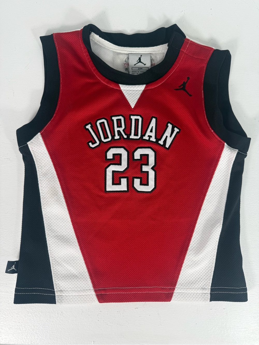 Jordan Kids' Red 23 Basketball Jersey Tank Top